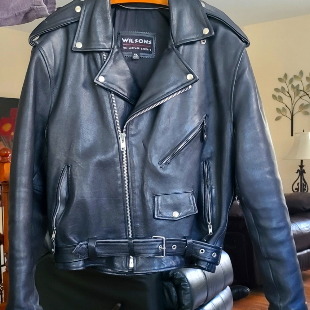 Genuine Leather Motorcycle Jacket